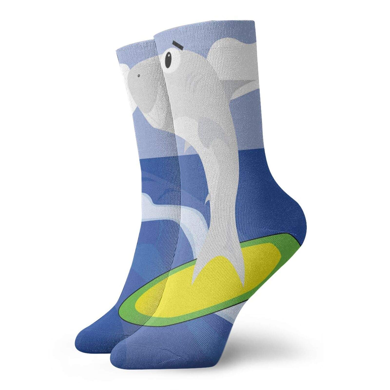 Funky Colorful Cushion Sport Socks - Athletic Cushioned Running Performance Crew Socks for Men & Women - Perfect for Running, Gym Workouts & Everyday Comfort