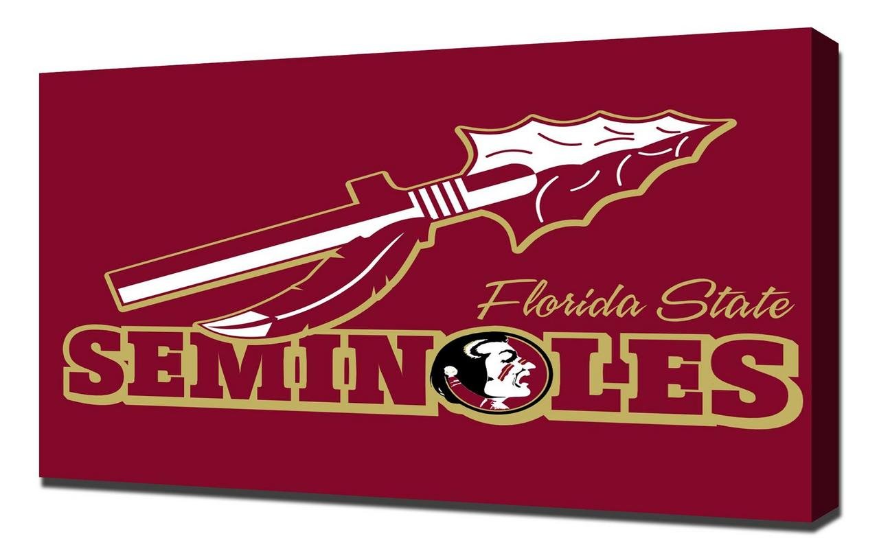 Florida State Seminoles Canvas Art Print - Wall Decor - Stretched Canvas Wrap - Perfect for Home, Office & Game Room Decor
