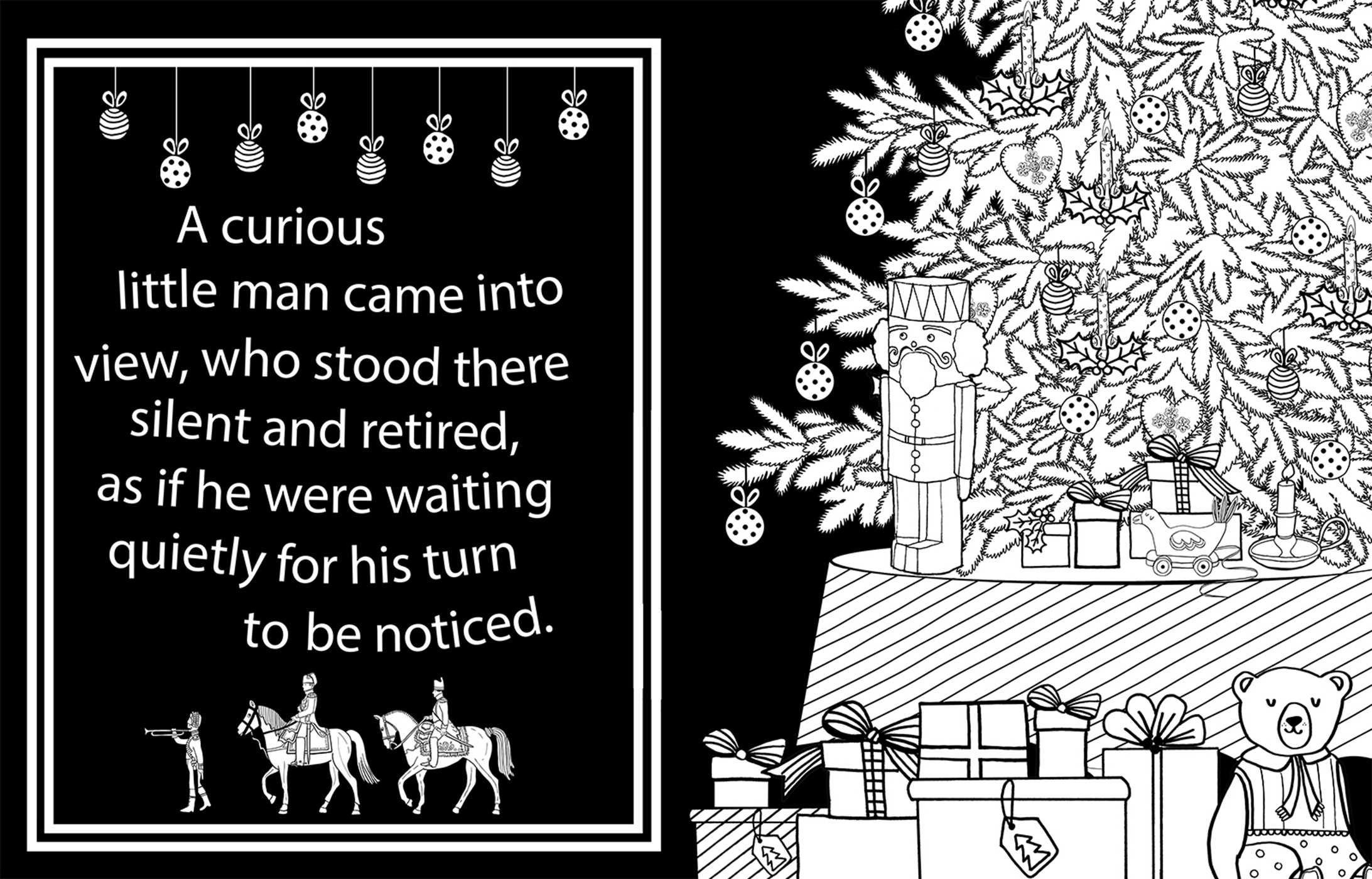 The Nutcracker Coloring Book - Classic Christmas Story Art Therapy for Adults & Kids | Holiday Relaxation & Gift Idea