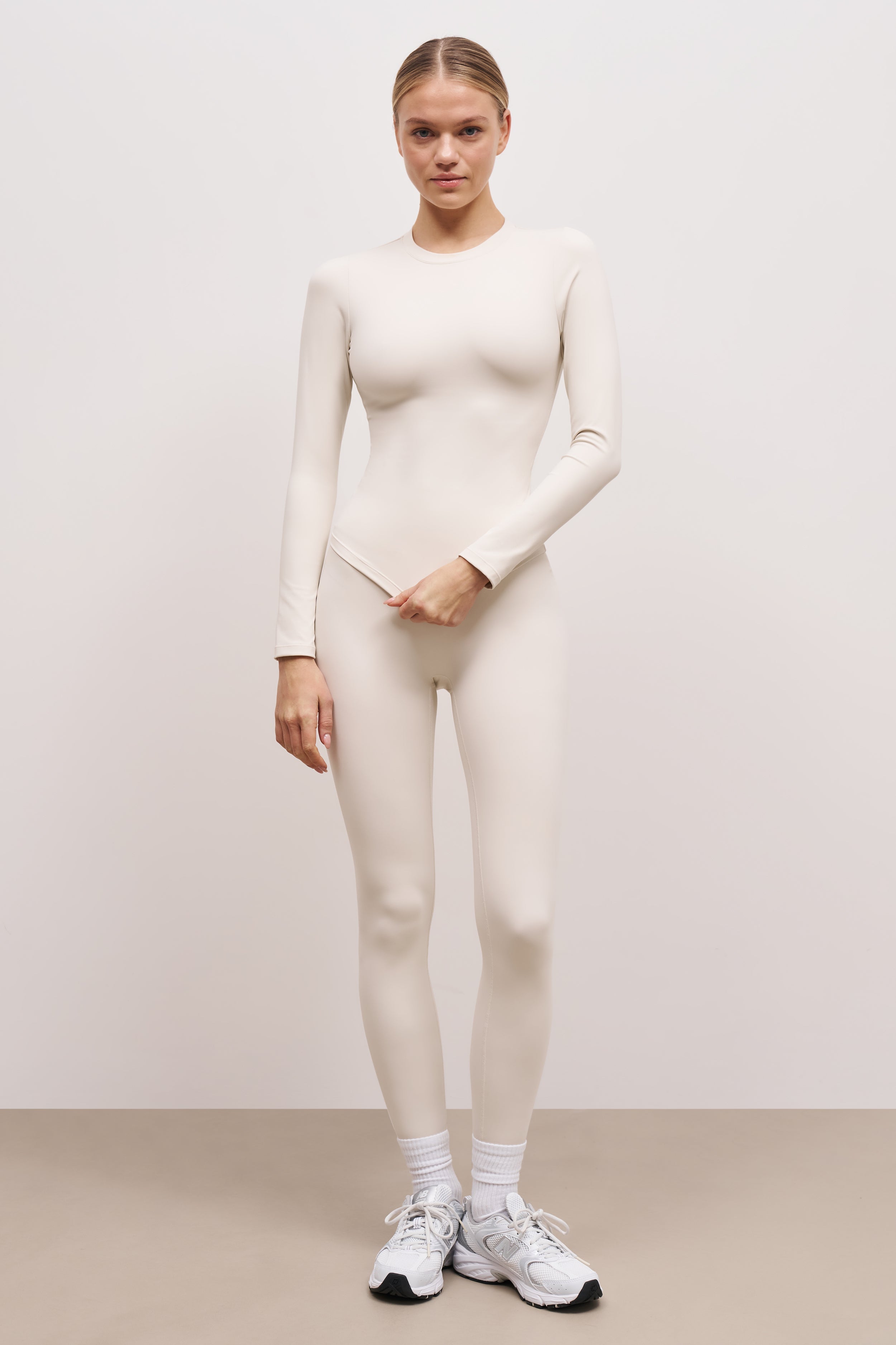 Base Sculpting Long Sleeve Top - Slim Fit Workout Shirt for Women | Perfect for Yoga, Gym & Everyday Wear