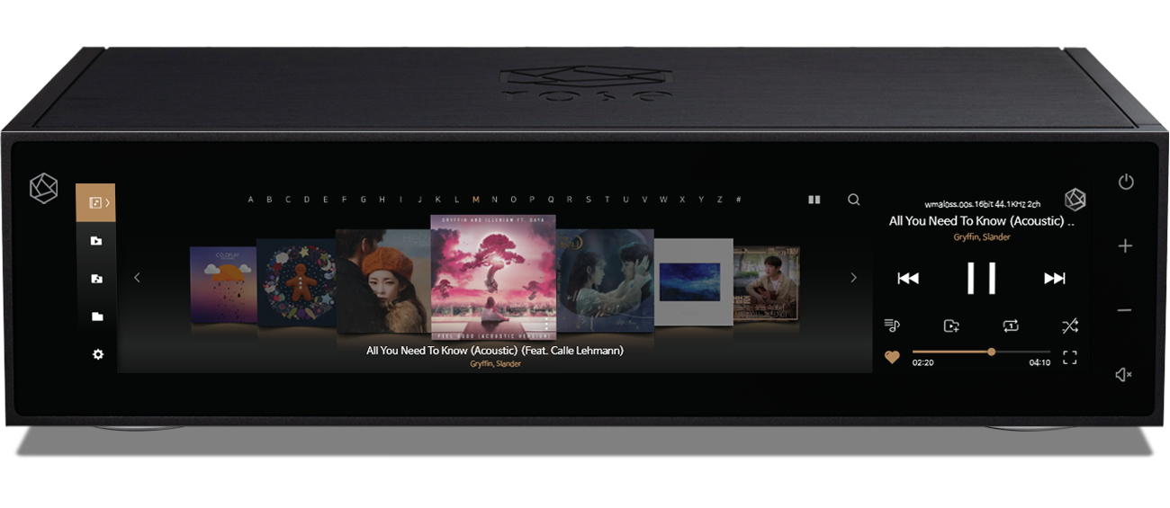 Rose RS150B Hi-Fi Network Audio Streamer - Wireless Music Player for Home Theater & Multi-Room Audio System | Perfect for Streaming Spotify, Tidal & Apple Music