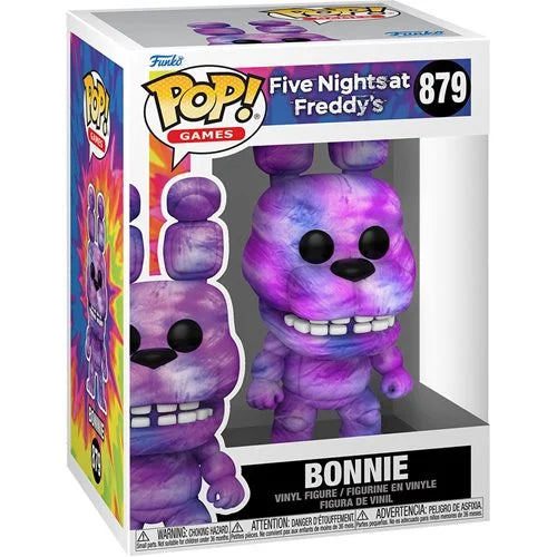 Five Nights at Freddy's Tie Dye Bonnie Pop! Vinyl Figure - Collectible FNAF Merchandise for Horror Game Fans & Pop Culture Collectors | Perfect for Display, Gifts, and Gaming Room Decor