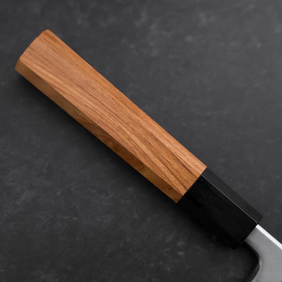Premium Unagisaki Edo Blue Steel #1 Hon Kasumi Sushi Knife - 195mm Buffalo Teak Handle - Professional Japanese Sushi Chef Knife for Slicing Eel & Fish - Perfect for Sushi Restaurants & Home Kitchens