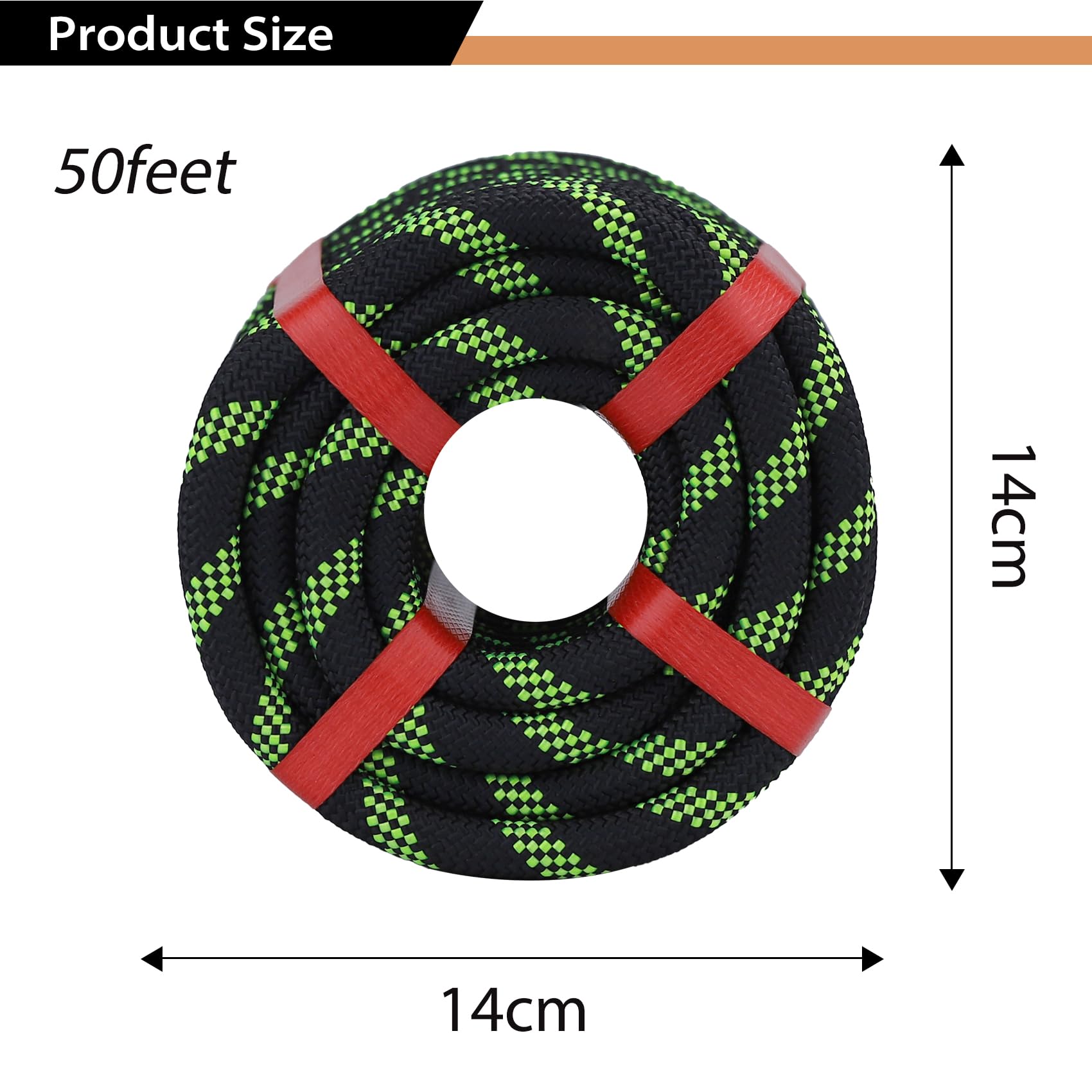 **1/2 Inch x 50 ft Double Braid Arborist Rope - 48 Strand Polyester Rigging Rope for Tree Climbing, Outdoor Swing, Sailing & Bull Rope | Heavy-Duty, Durable & Weather-Resistant for Professional Arborists & Outdoor Enthusiasts**