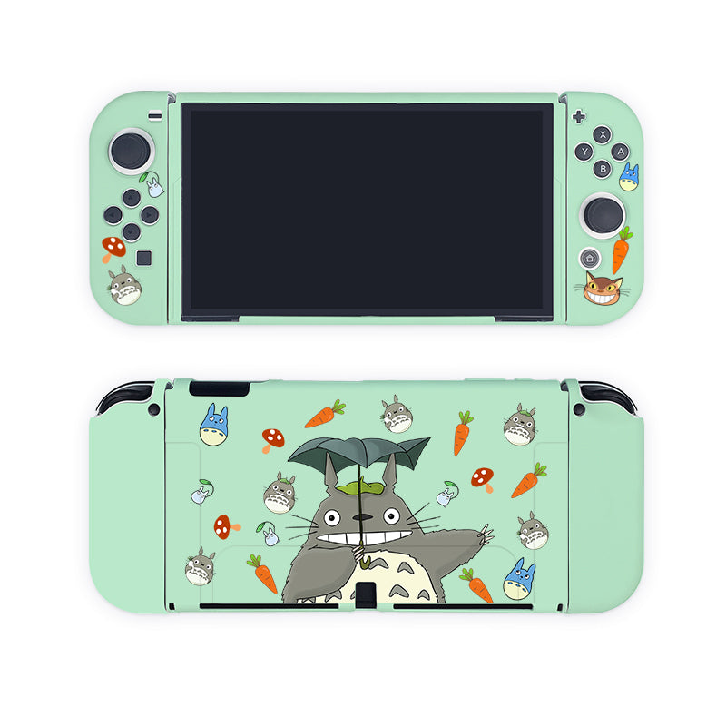 Official Totoro Themed Protective Case for Nintendo Switch - Cute Anime Design, Durable Hard Shell - Perfect for Gaming, Travel & Home Use