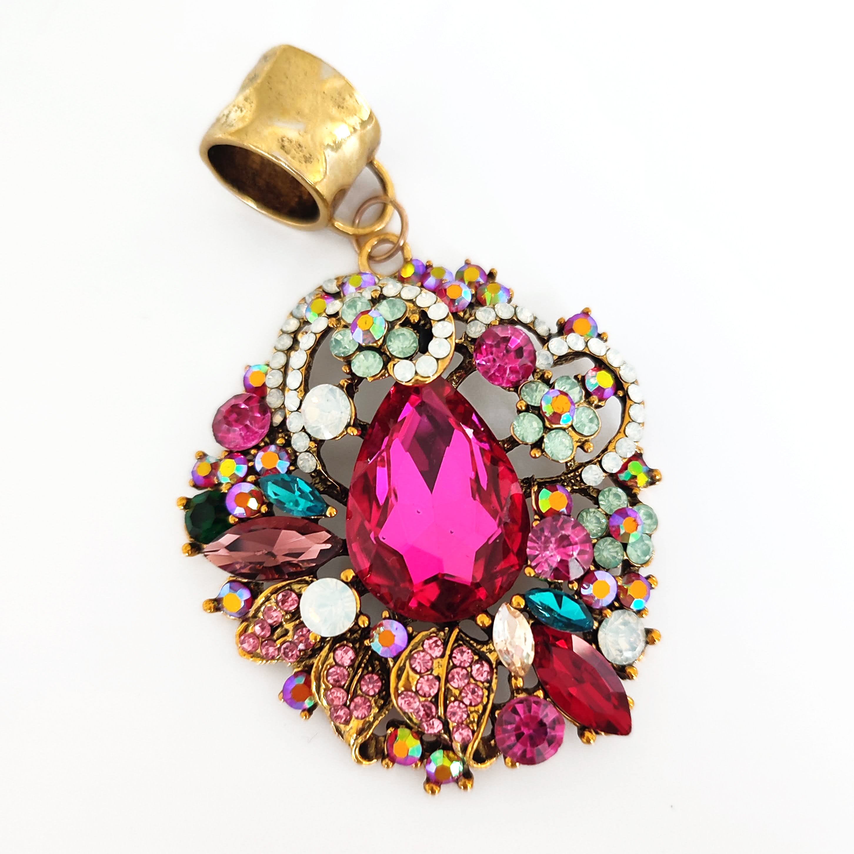 Vintage Style Bright Scarf Jewelry - Elegant Fashion Accessory for Women, Perfect for Parties, Weddings & Everyday Wear