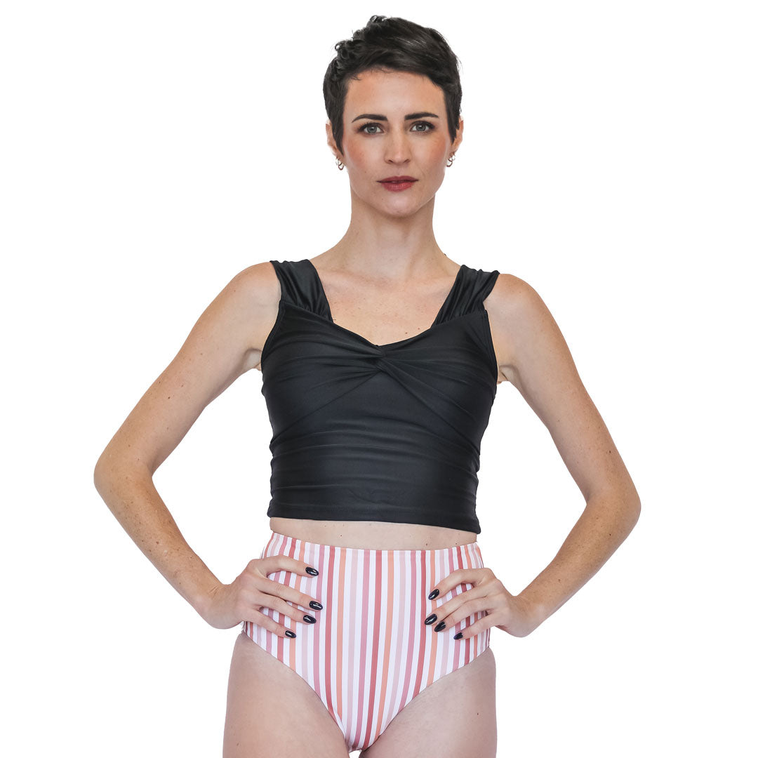 Twist Front Tankini Top - Stylish Swimwear for Women | Perfect for Beach, Pool & Summer Vacations
