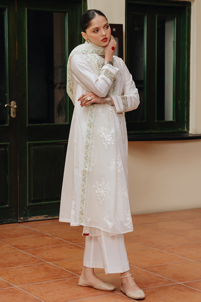 MOON FLOWER 2-Piece Ethnic Outfit Set (Embroidered Top & Dupatta Scarf) for Women | Boho Chic Indian Kurti & Shawl | Perfect for Festivals, Weddings & Cultural Events