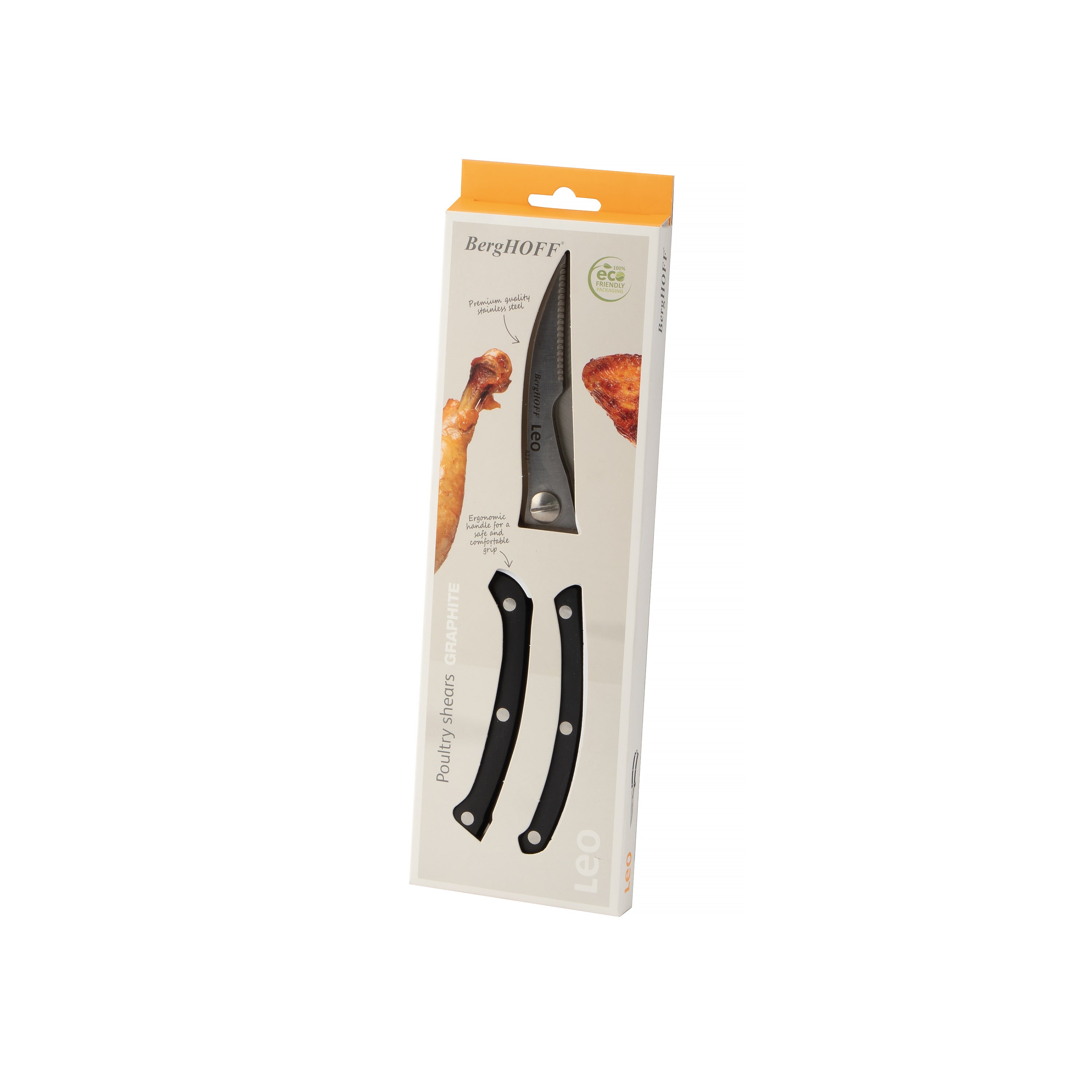 BergHOFF Leo Graphite Stainless Steel Poultry Shears 9.75