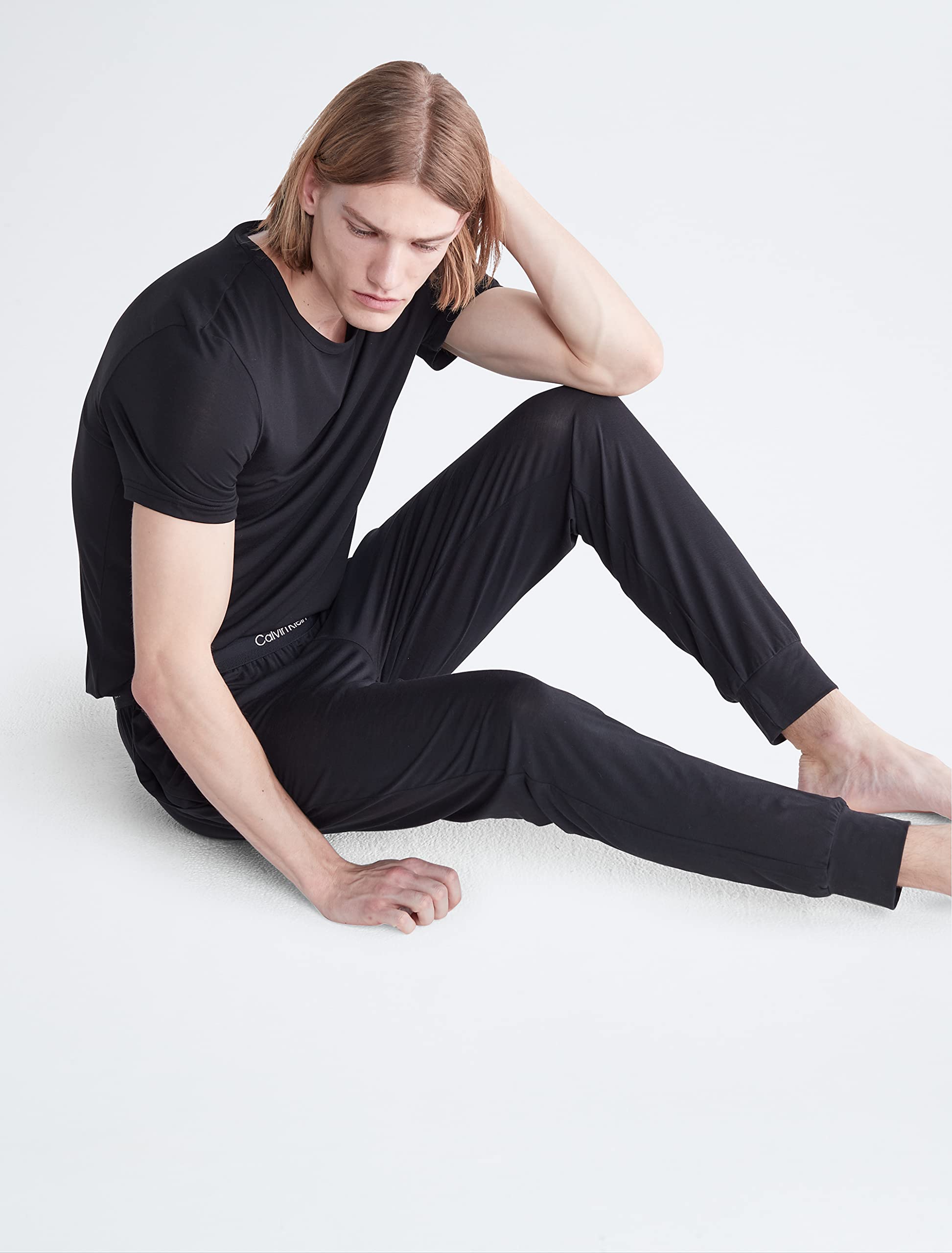 Calvin Klein Men's Ultra Soft Modern Modal Lounge Jogger Pants - Comfortable Casual Sweatpants for Home, Workout & Travel
