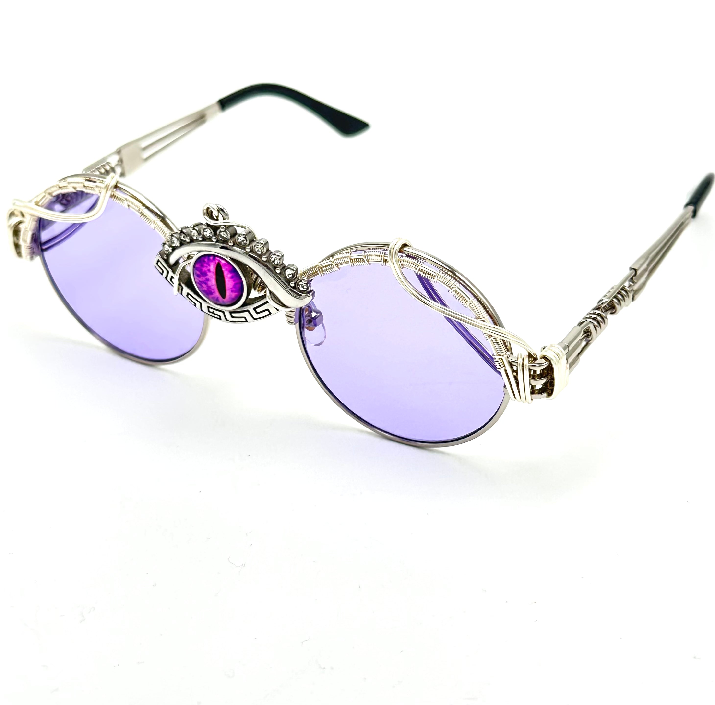 Lavender Silver Third Eye Chakra Necklace - Spiritual Healing Jewelry for Meditation, Yoga & Energy Balance | Perfect Gift for Women & Men