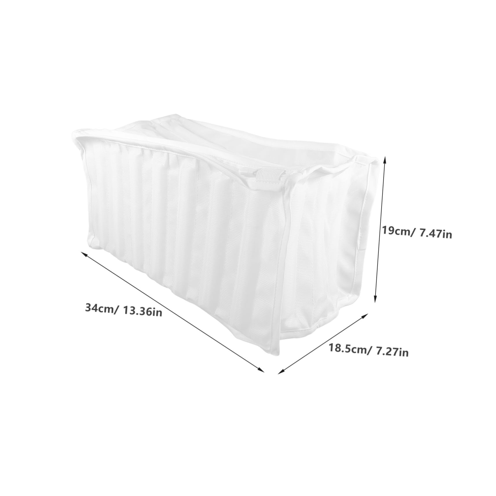 White Polyester Shoe Laundry Bag - Sneaker Wash Bag for Washing Machine & Dryer | Perfect for Gym Shoes, Running Sneakers & Sports Laundry