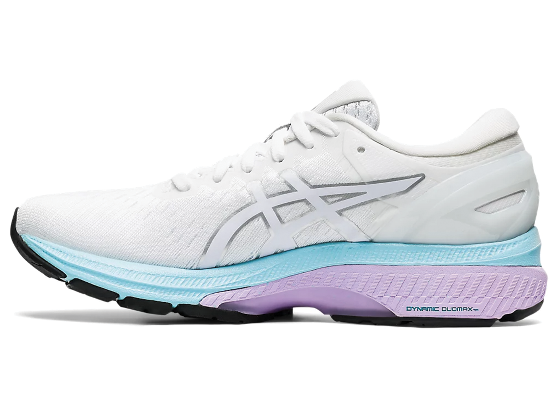 ASICS Women's Gel-Kayano 27 Running Shoes - White/Pink (Style 1012A649-100) | Premium Cushioning for Long-Distance Running & Marathon Training