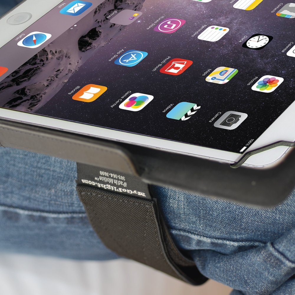 Universal Mini Leather Folio Pilot Kneeboard & Clipboard for iPad Mini 1-6 & 7-8 Inch Tablets - Perfect for Aviation, Flight Training, and Cockpit Organization