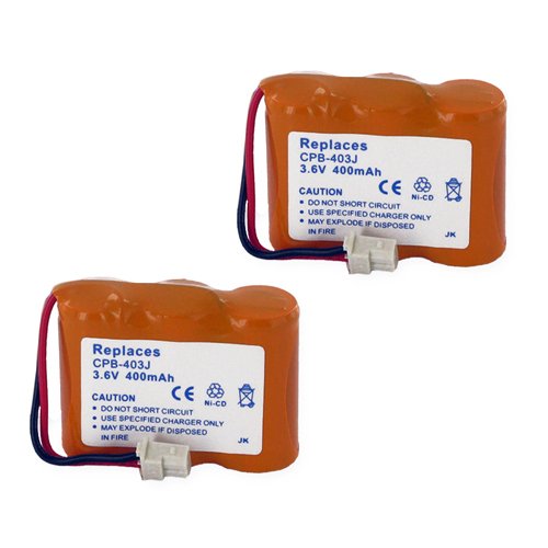 Southwestern Bell FF-680 Cordless Phone Battery Combo Pack - 2 x EM-CPB-403J Replacement Batteries for Home & Office Phones | Long-Lasting Power Solution