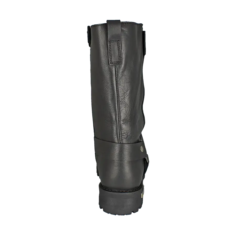 Milwaukee Leather Men's 11-Inch Harness Motorcycle Boots - Durable Riding Boots for Cruiser & Biker - Perfect for Long Rides & Motorcycle Events
