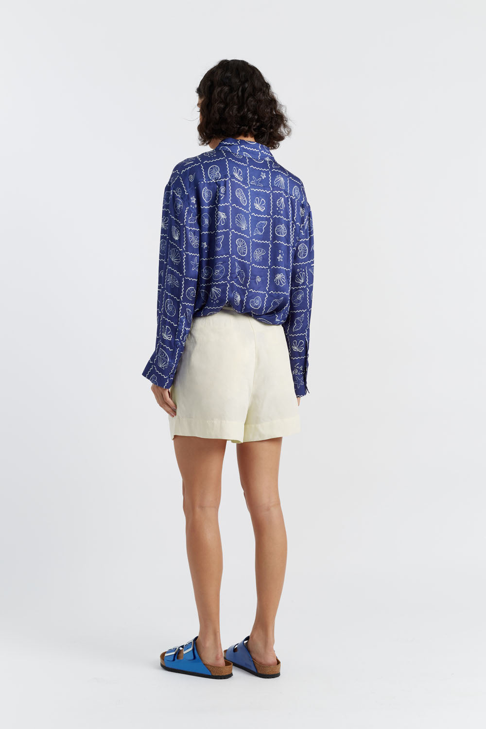 Premium Cream Tencel Linen Shorts for Women - Breathable Summer Casual Shorts - Perfect for Beach, Vacation & Everyday Wear