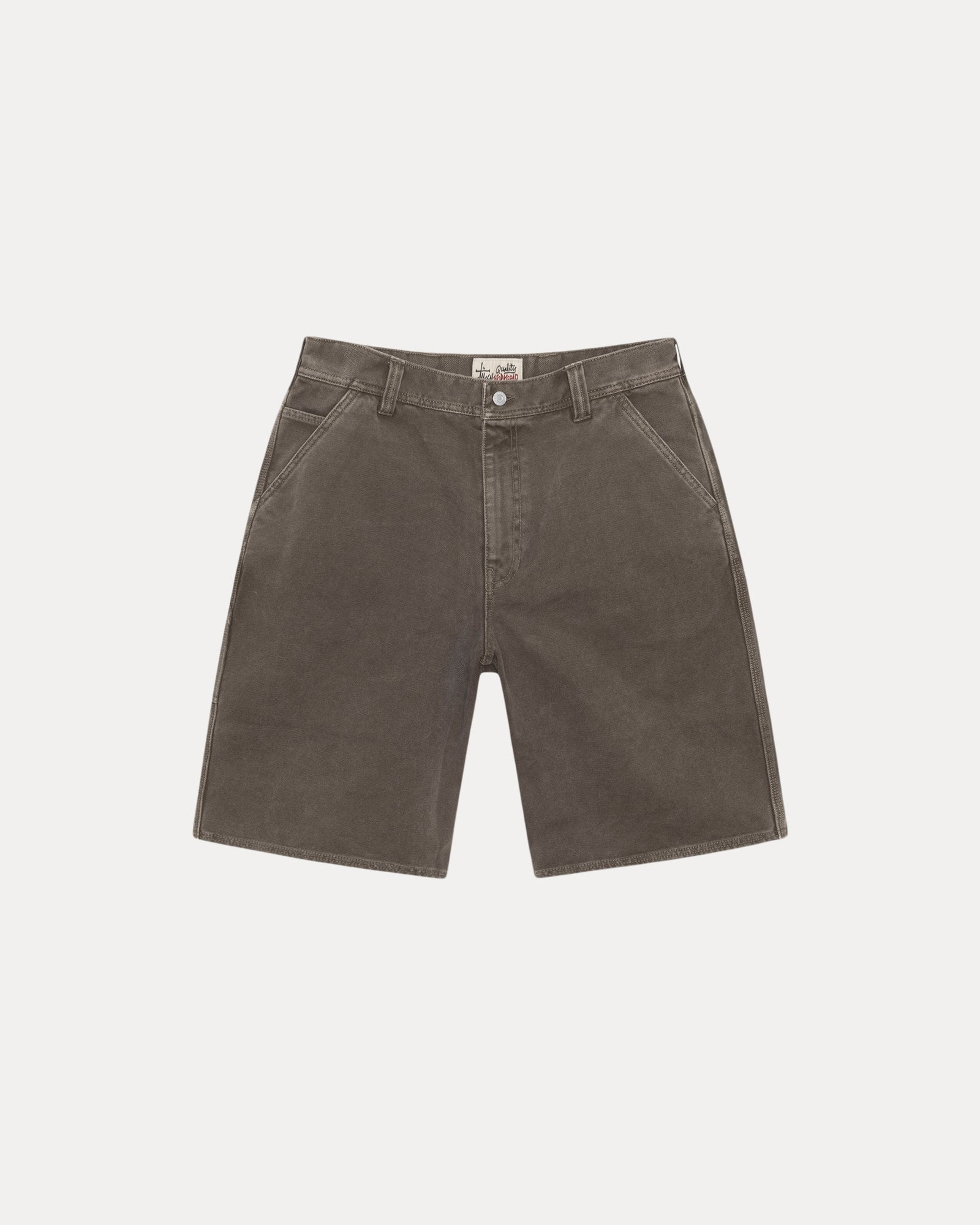 Premium Washed Canvas Work Shorts for Men - Durable & Comfortable Workwear for Construction, Landscaping & Outdoor Activities