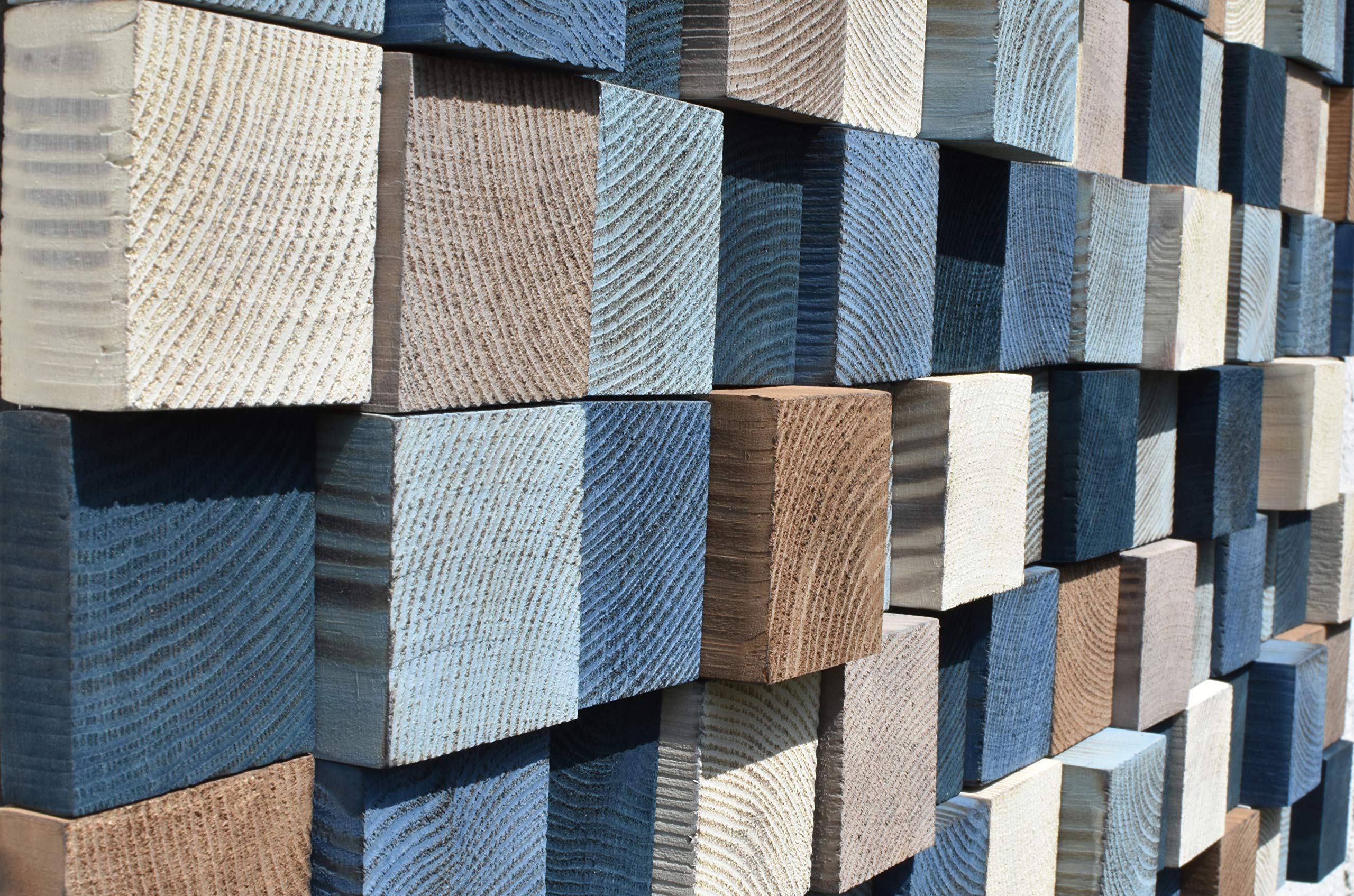 Modern Wooden Sound Diffuser Wall Panel - 3D Acoustic Wood Mosaic Art for Home & Office Decor | Perfect for Living Room, Bedroom, Studio