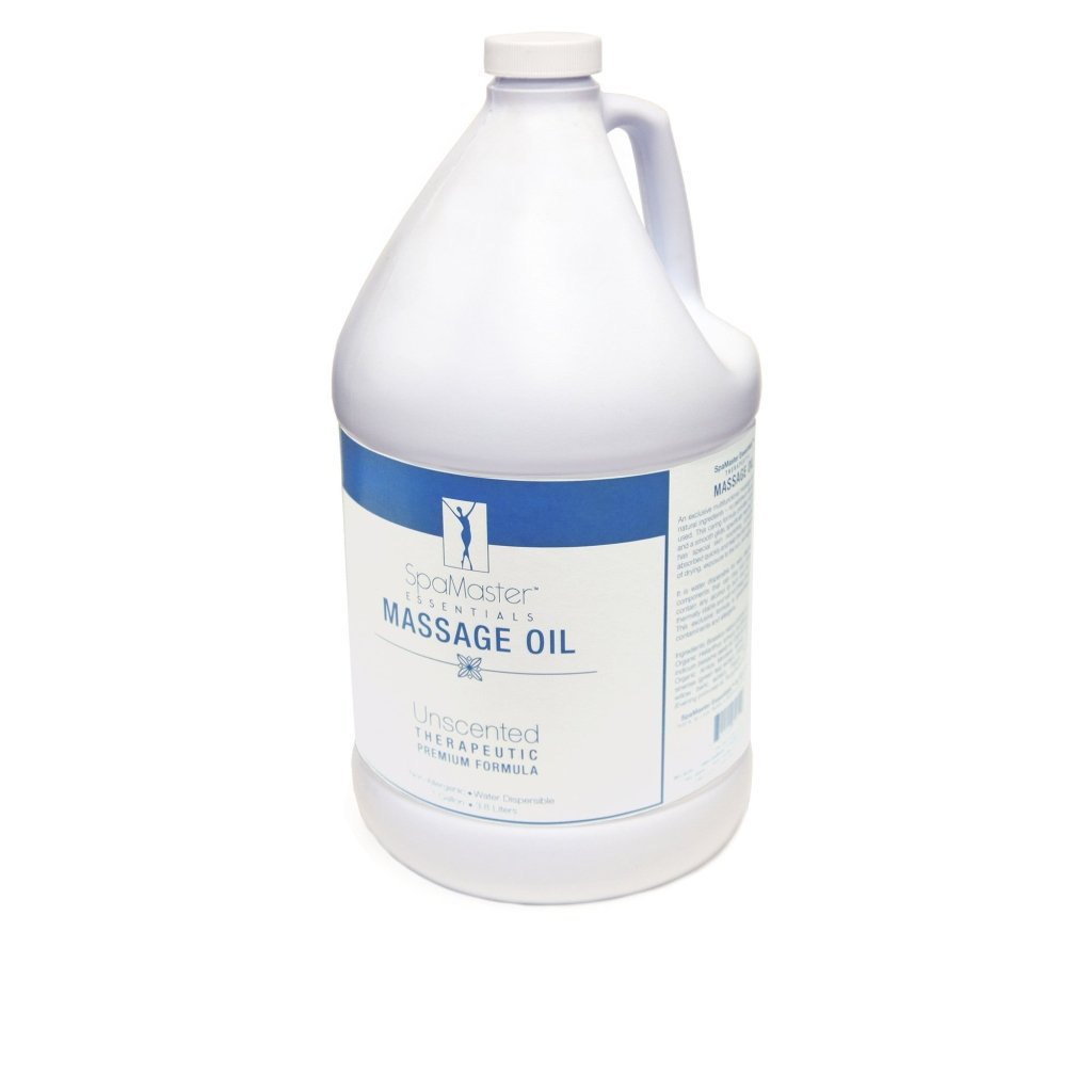Organic Unscented Vitamin-Rich Water Soluble Massage Oil - 1 Gallon Bulk Size for Professional Spa, Physical Therapy & Home Relaxation