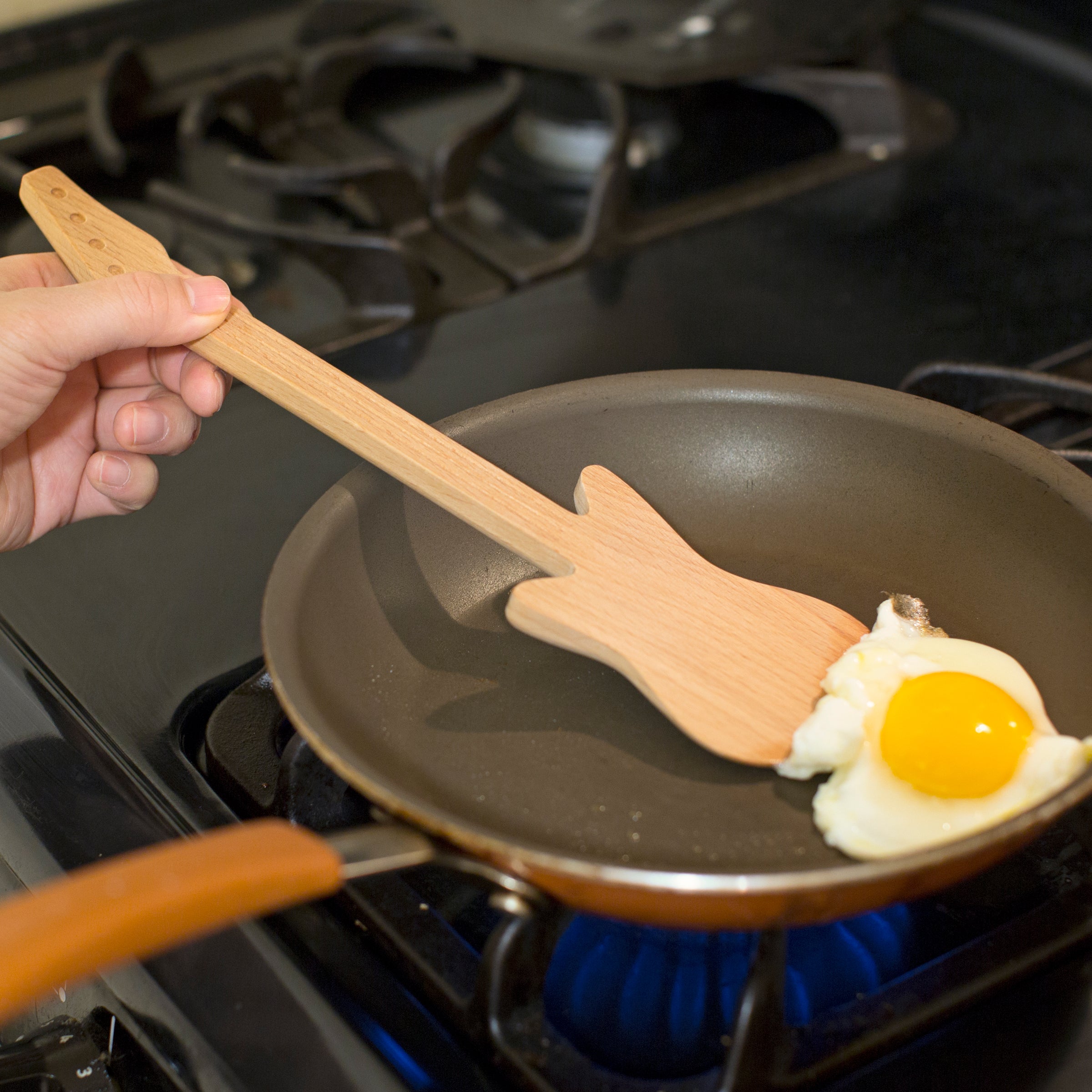 Premium Silicone Rockin' Spatula - Non-Slip Grip & Heat-Resistant Up to 450°F - Perfect for Baking, Cooking, Flipping Pancakes & Scrambling Eggs - Ideal for Home Chefs & Professional Kitchens
