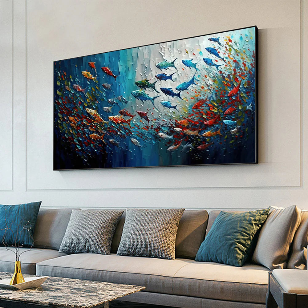 Animal Art Painting #AP137 - Handmade Canvas Wall Decor for Living Room, Bedroom & Office | Wildlife & Nature Inspired Artwork