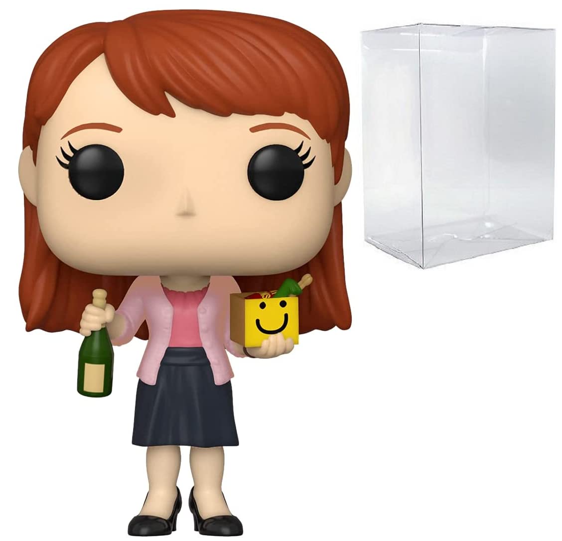 Funko Pop! The Office - Erin Hannon Vinyl Figure with Happy Box & Champagne | Collectible TV Show Merchandise | Includes Free Pop Protector Case | Perfect for Office Decor, Gift for Fans, or Pop Collection Display