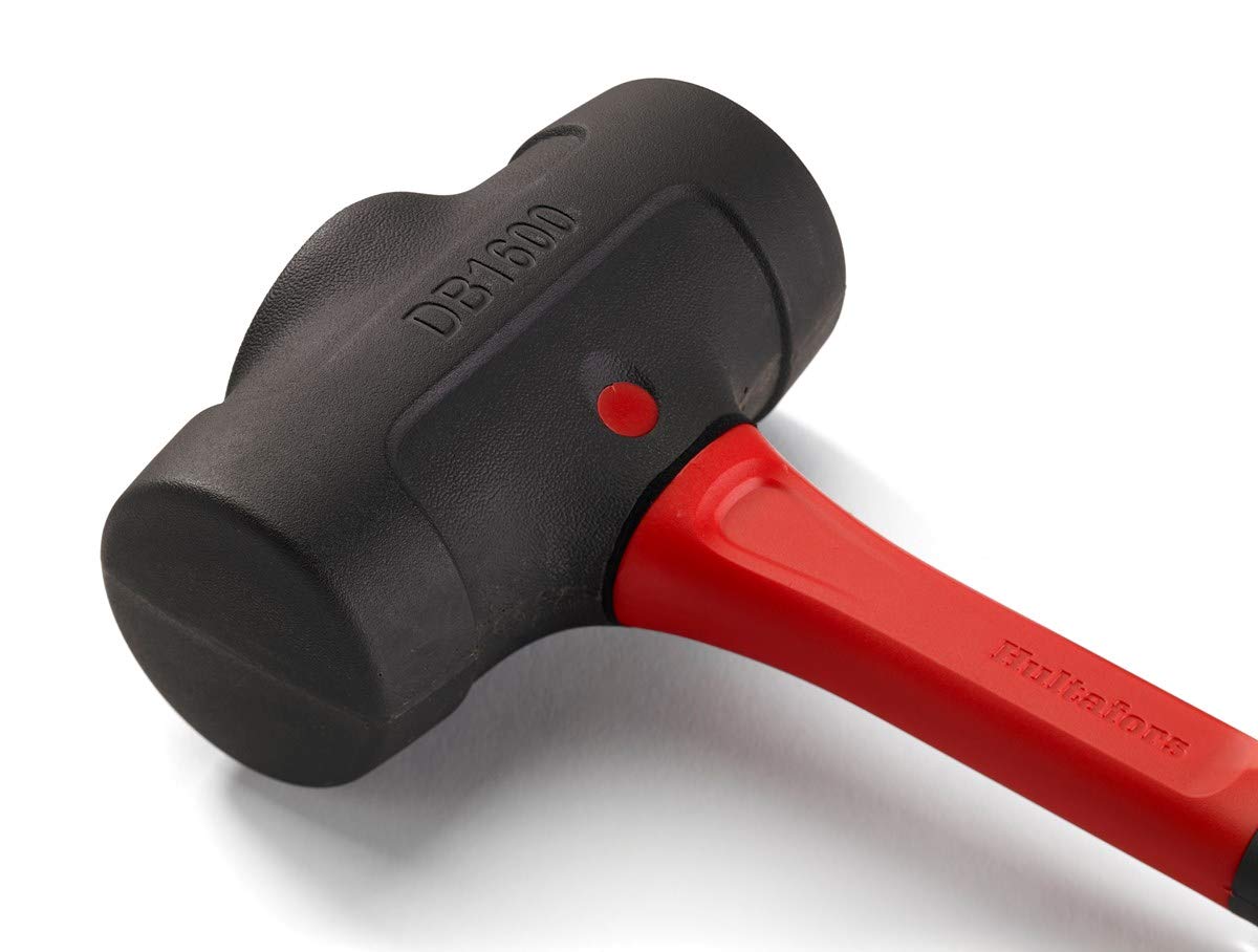 Hultafors 823413U Dead Blow Hammer DB 1600 - 13.5 Inch Rubber Mallet for Auto Body Work, Woodworking & Metalworking | Shock-Absorbing Non-Marring Hammer for Professional & DIY Projects