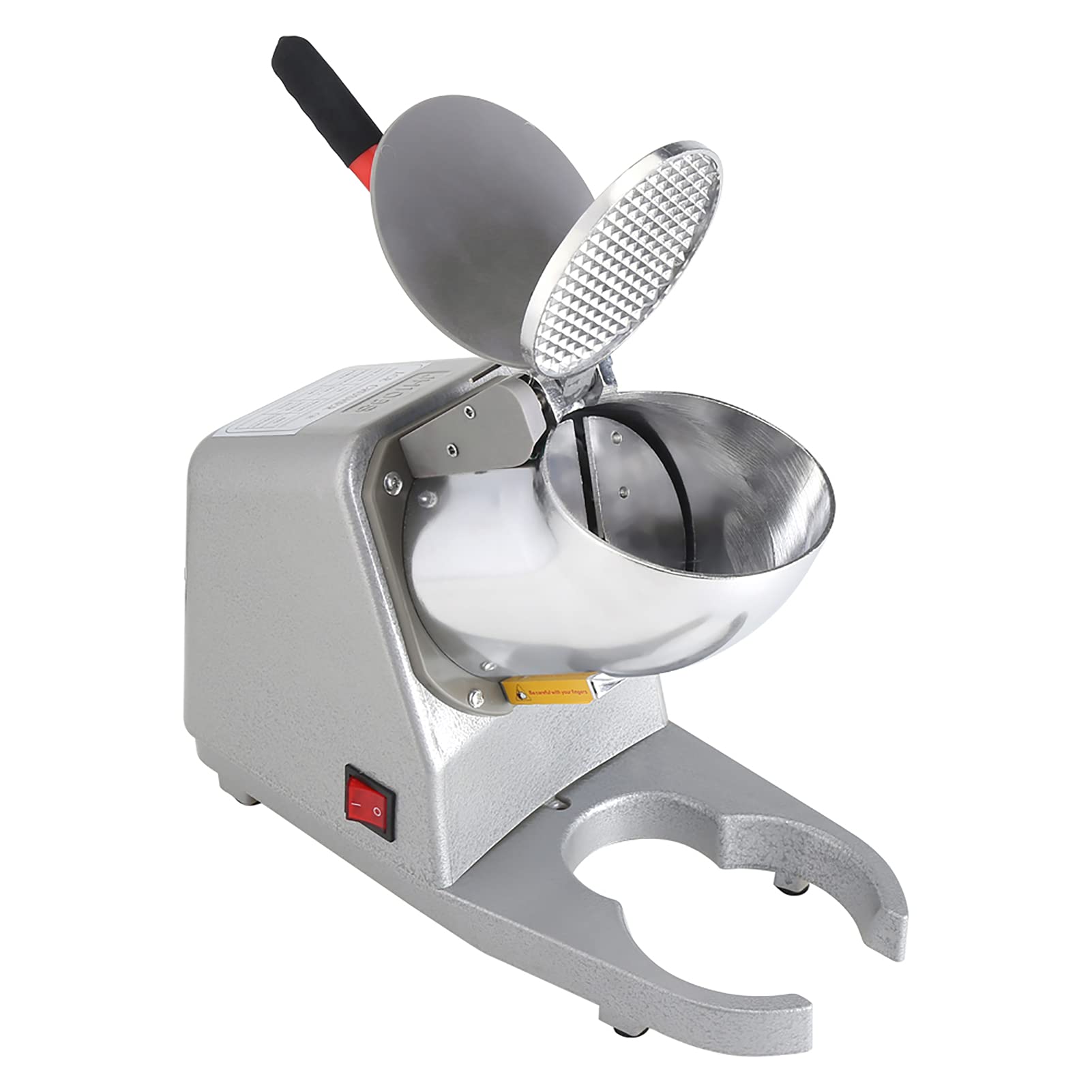 Electric Ice Crusher Machine - Safe & Easy to Use Commercial Ice Shaver for Snow Cones, Cocktails & Slushies - Perfect for Home, Coffee Shops, Restaurants & Bars (Ideal for Summer Parties, Margaritas & Frozen Drinks)