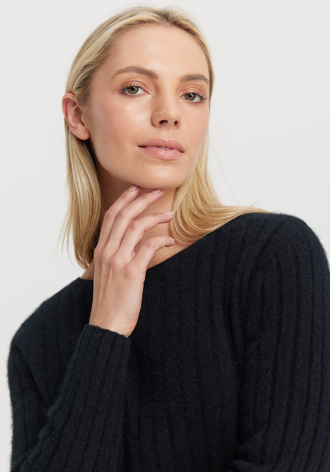 Kapua Rib Crew Neck Sweater for Women - Soft & Comfortable Knit Pullover - Perfect for Casual Wear, Office & Fall Outfits