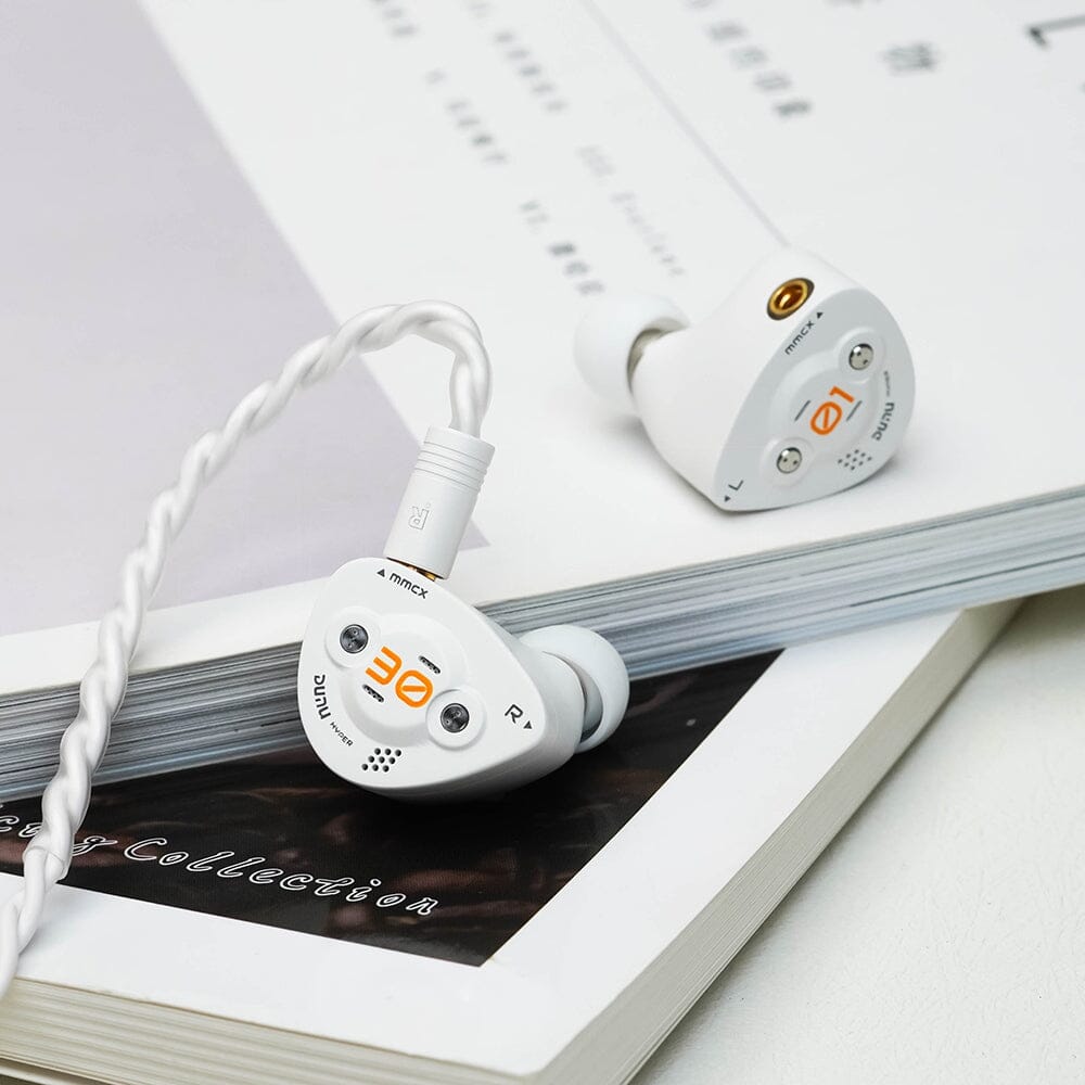 DUNU DK3001BD Hybrid IEMs with 1 Dynamic Driver + 4 Balanced Armature + 4 Micro Planar Drivers - HiFi Audiophile Earphones for Music, Gaming & Studio Monitoring
