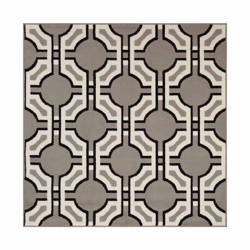 Pritchard Modern Geometric Trellis Indoor Area Rug - Non-Slip Living Room Carpet, Soft Bedroom Rug for Home Decor - Perfect for Living Spaces, Bedrooms & Offices