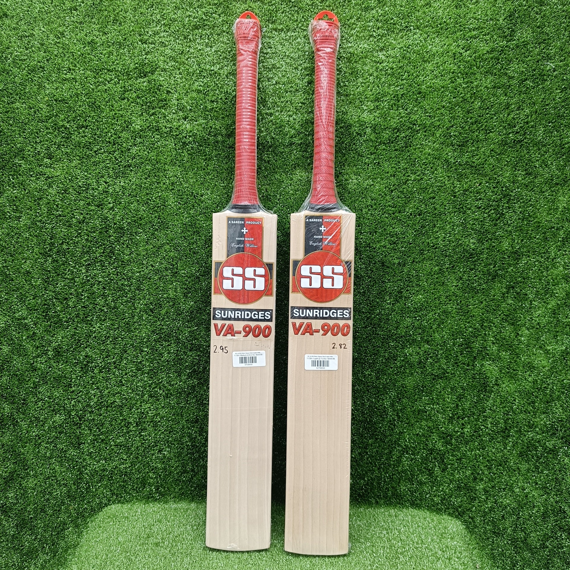 Premium SS VA 900 Retro Classic Elite English Willow Cricket Bat - Professional Grade for Matches & Training - Perfect for Cricket Enthusiasts & Club Players