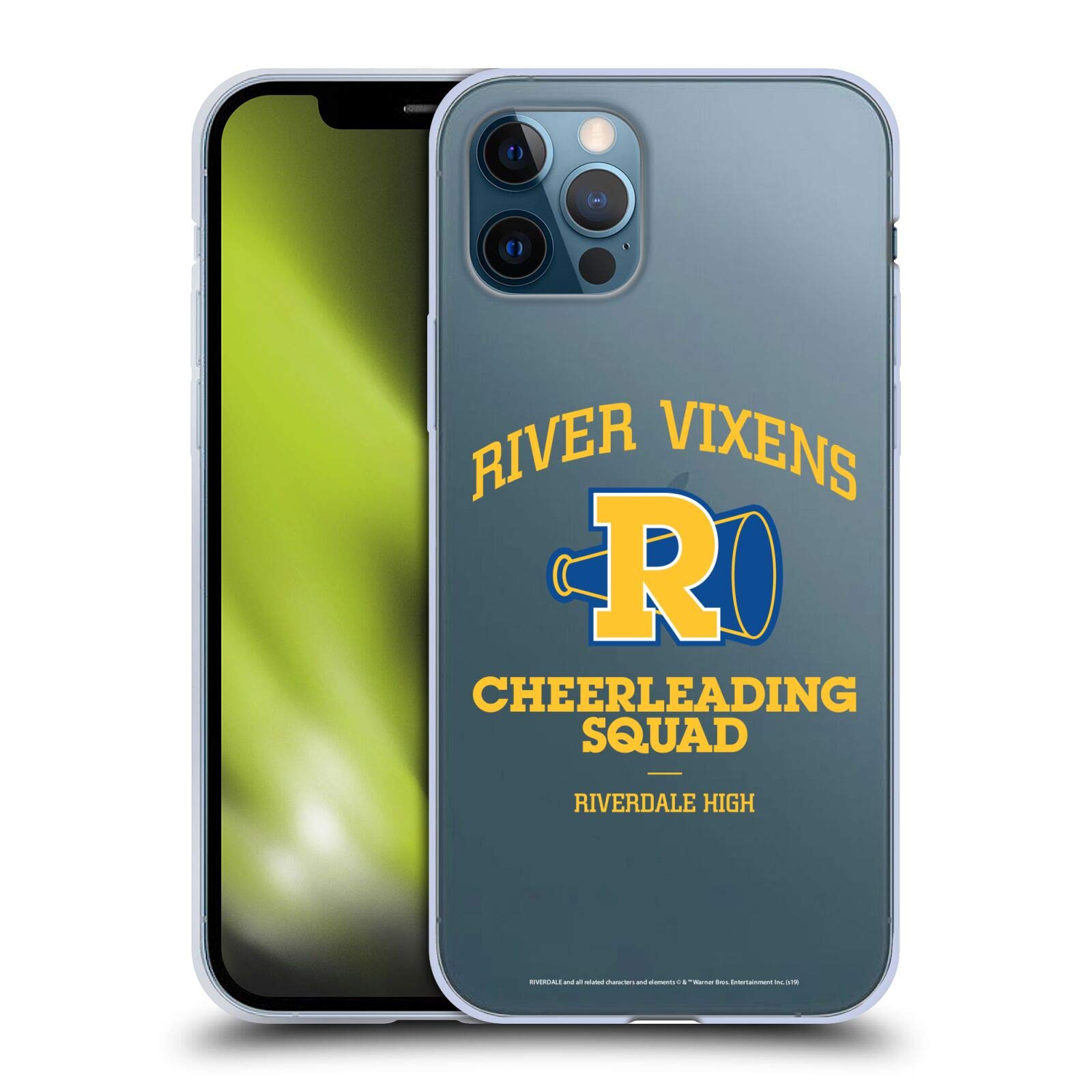 Head Case Designs Riverdale River Vixens Logo iPhone 12 Case - Officially Licensed Soft Gel Protective Cover for Apple iPhone 12/12 Pro - Perfect for Fans, School, and Show Support