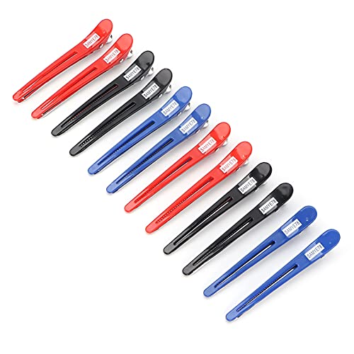 Anti-Slip Hair Sectioning Clips - Durable Duckbill Clips for Salon & Home Styling