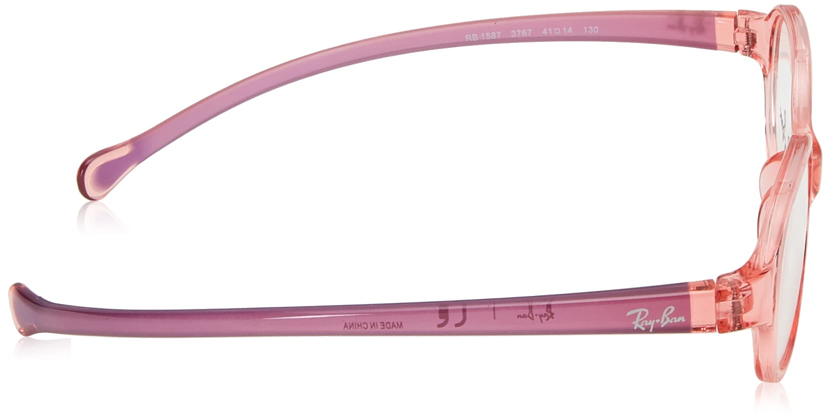 Ray-Ban Kids' Ry1587 Oval Prescription Eyeglass Frames - Lightweight & Durable for School, Sports & Everyday Wear | UV Protection & Comfortable Fit