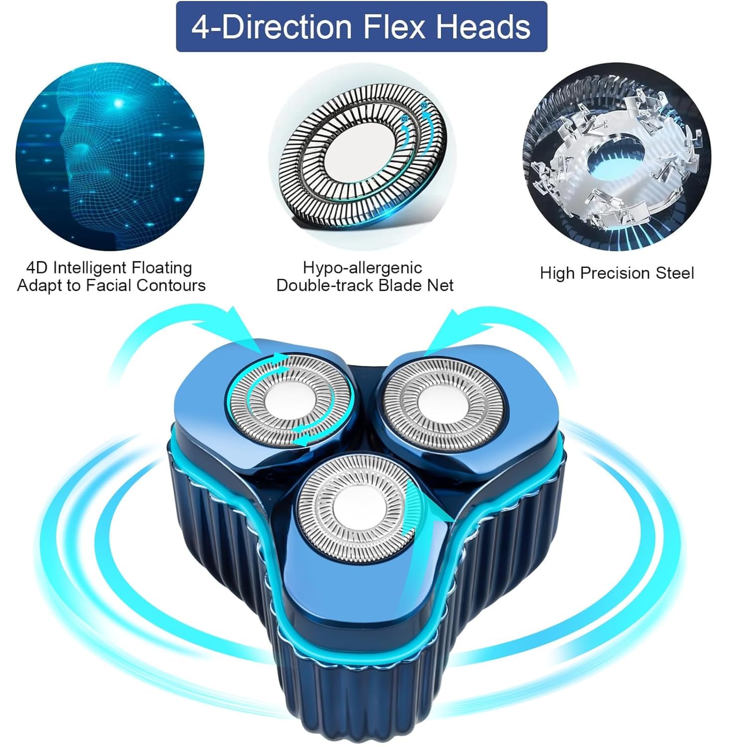 Mini Electric Razor for Men - Portable USB Rechargeable Waterproof Shaver - Compact Travel & Car Shaving Kit - Perfect Gift for Dad, Husband & Business Travelers - Ideal for Home, Office & On-The-Go Grooming