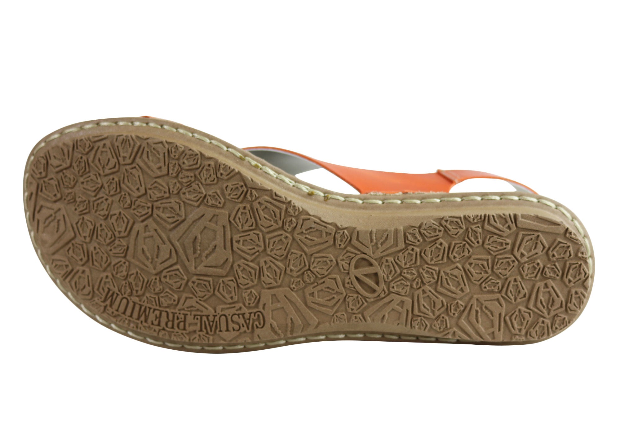 Andacco Veronique Women's Comfort Flat Leather Sandals - Handmade in Brazil - Perfect for Summer, Beach & Casual Outings