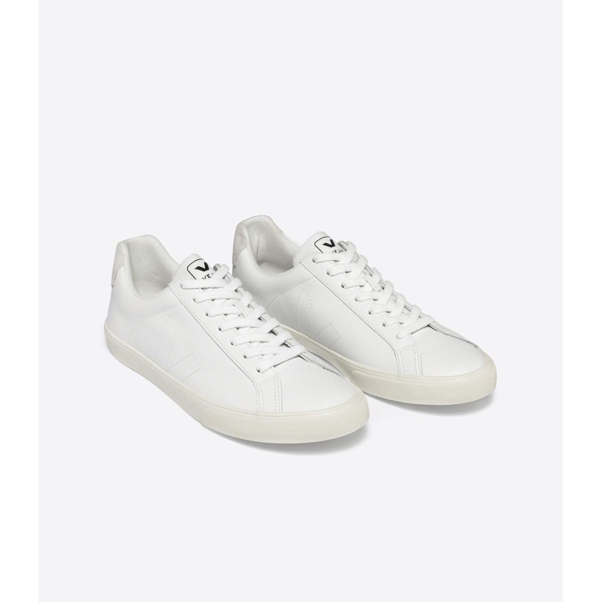 Veja Women's Esplar Leather Sneakers - Extra White | Vegan Eco-Friendly Casual Shoes for Women | Perfect for Work, Travel & Everyday Wear