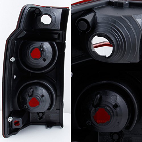 AKKON Dark Red LED Tail Lights Replacement Pair for Jeep Commander SUV - Left Driver & Right Passenger Side - Enhance Style & Safety for Night Driving & Off-Road Adventures