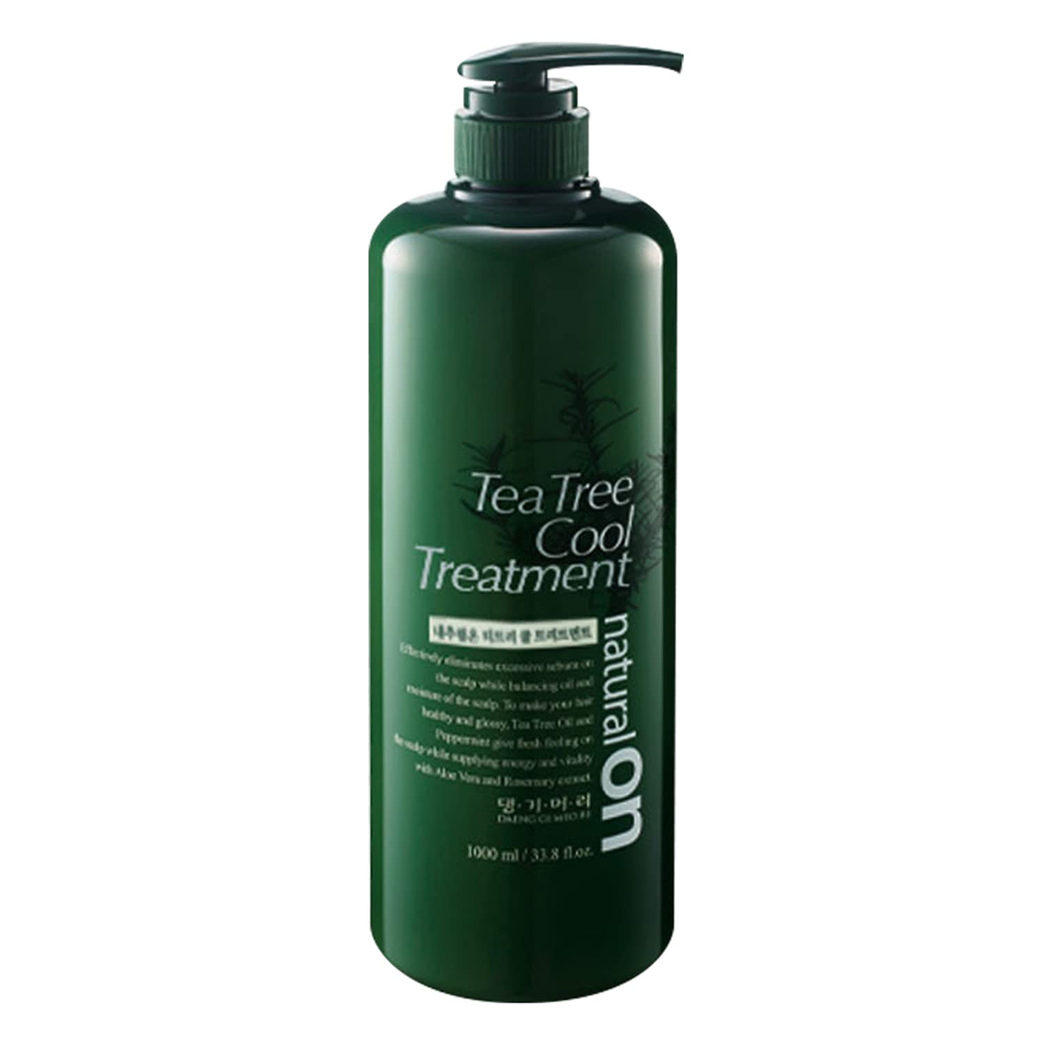 **Daeng Gi Meo Ri Tea Tree & Aloe Vera Shampoo and Conditioner Set (1000ml) – Refreshing for Oily Hair, Moisturizing for Dry Scalp – Gentle Cleansing for Daily Use at Home or Salon**