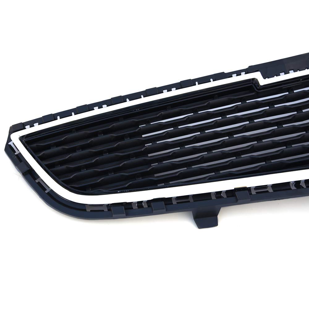G-PLUS Black Honeycomb Grille Mesh Assembly - Front Bumper Lower Grille Cover for 2015 Chevy Cruze | Durable Car Accessory for Enhanced Style & Protection | Perfect for Street Racing & Custom Car Upgrades