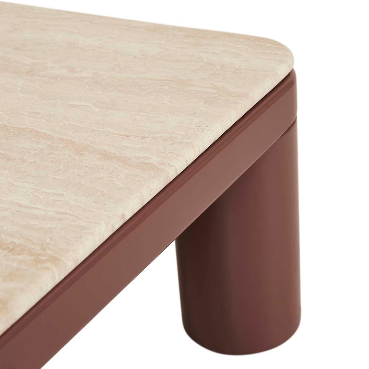 Frankie Marble Coffee Table - Modern Round Living Room Furniture for Small Spaces, Perfect for Apartments, Condos & Home Decor