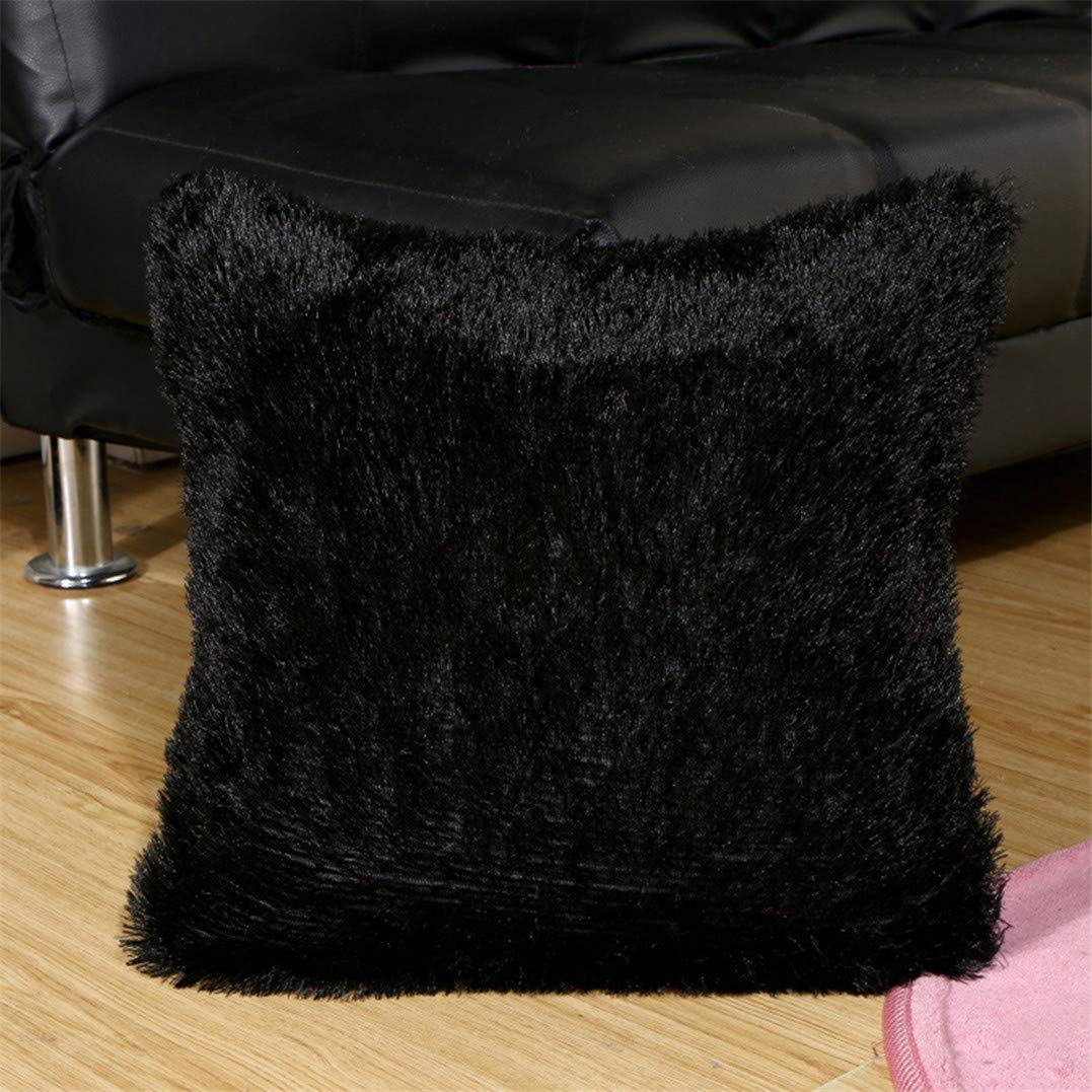 Luxury Faux Fur Cushion Covers - Super Soft Fluffy Pillow Cases for Sofa, Couch, Car & Home Decor (41x57cm) - Perfect for Wedding, Living Room & Cozy Winter Decor
