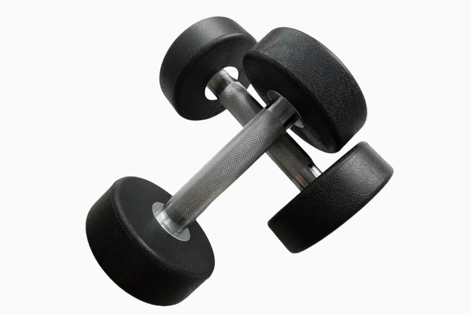 Warrior Elite Urethane Pro Style Dumbbell Sets (5-50lbs) - Premium Home Gym Equipment for Strength Training & Weightlifting - Perfect for Home Workouts, CrossFit & Fitness Enthusiasts