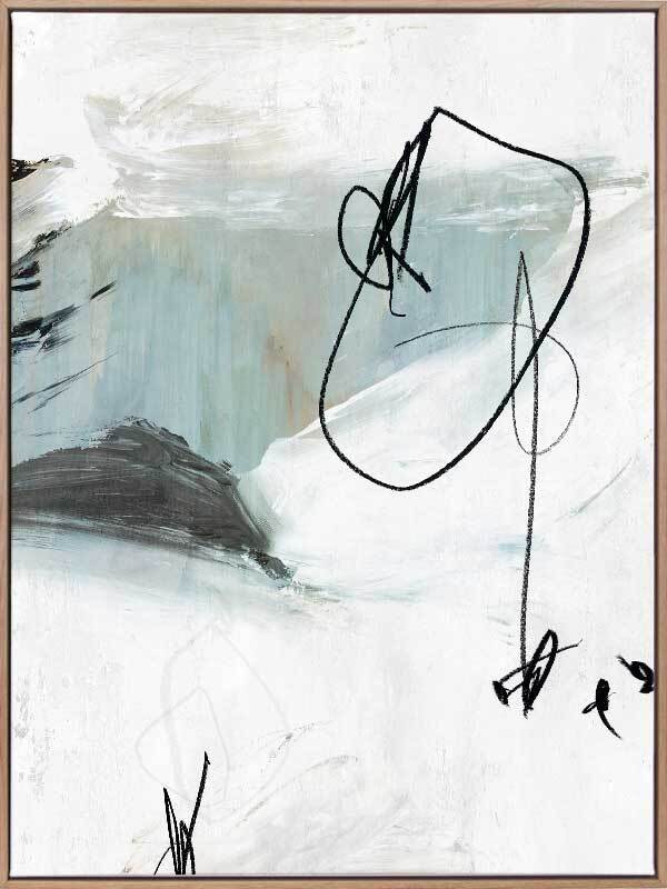Defined I Canvas Art Print - Modern Abstract Wall Decor for Living Room, Bedroom & Office - Perfect for Home & Office Decor