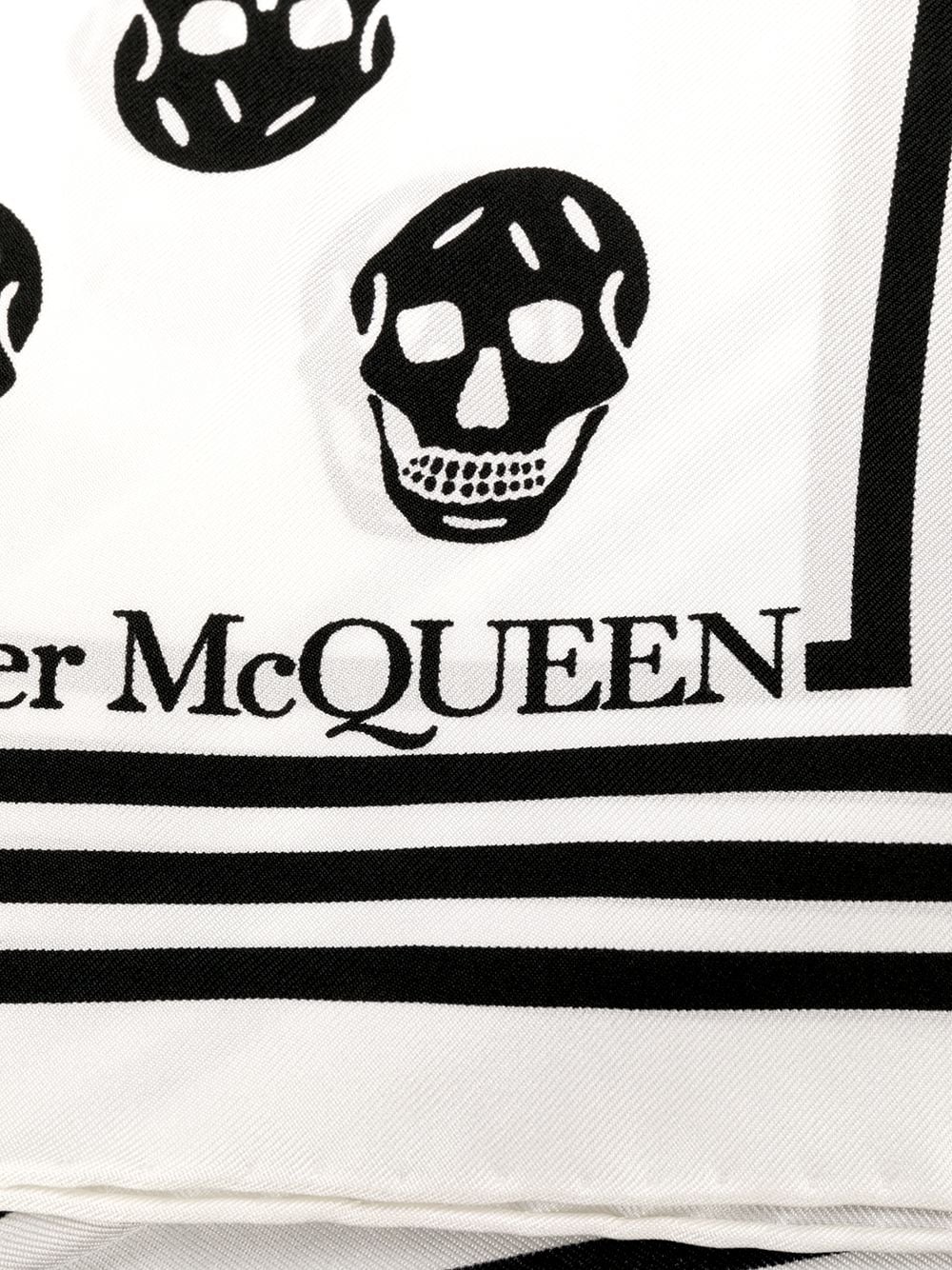 Alexander McQueen White Scarves - Luxury Fashion Accessories for Women, Perfect for Gifts, Parties & Everyday Elegance