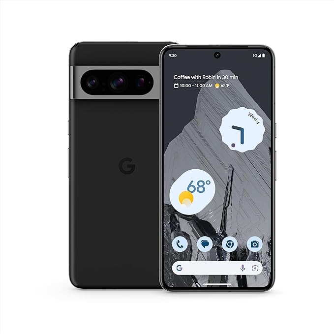 Google Pixel 8 Pro Unlocked Smartphone (128GB/256GB) - US Version with 5G, Android 14, Pro Camera - Perfect for Photography, Business & Travel