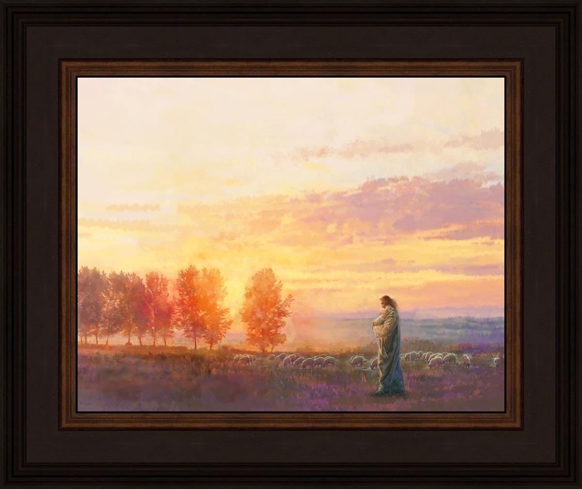 Eventide By Yongsung Kim - Premium Christian Wall Art for Home & Church Decor | Inspirational Bible Verse Canvas Painting | Perfect for Living Room, Bedroom & Worship Spaces