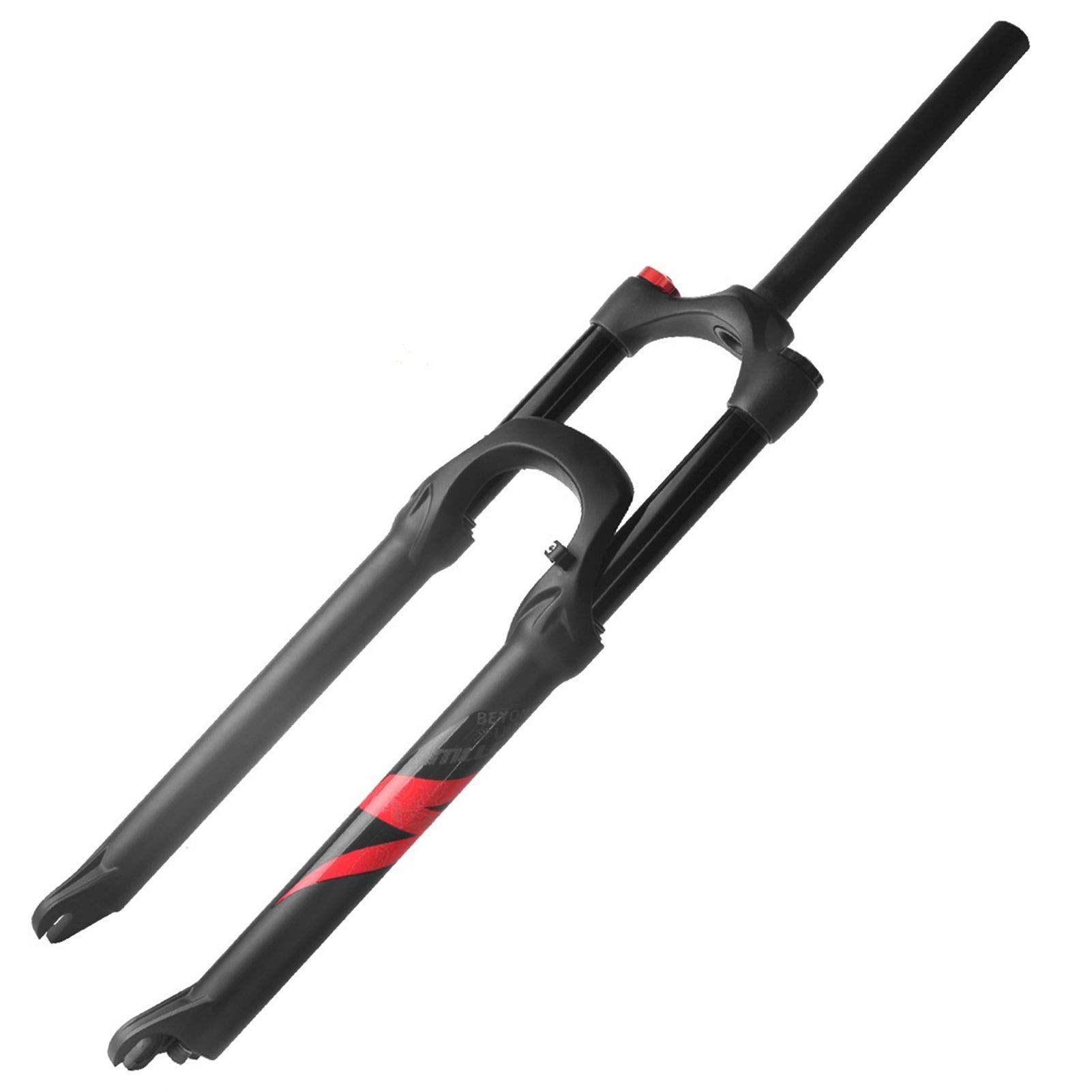 SLRMKK 26/27.5/29 Inch MTB Air Suspension Fork - 28.6mm Straight Tube, 9mm QR, 120mm Travel, Manual Lockout, Disc Brake Compatible - Perfect for Trail Riding, Mountain Biking & Off-Road Adventures